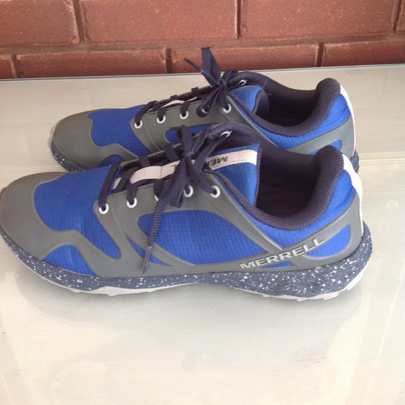 Sz 6.5 Blue & Gray Merrell Athletic Shoes - Picture 3 of 7